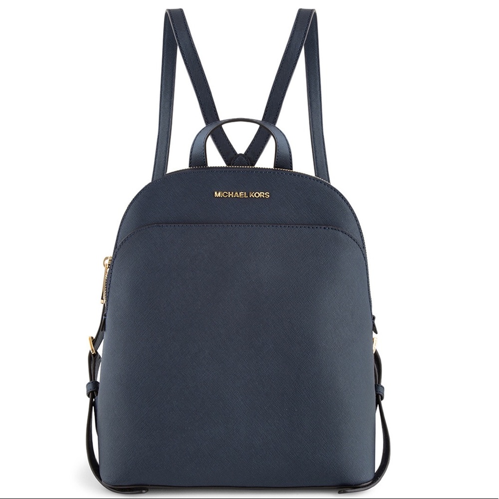 Michael Kors Navy Emmy Large Backpack! NWT